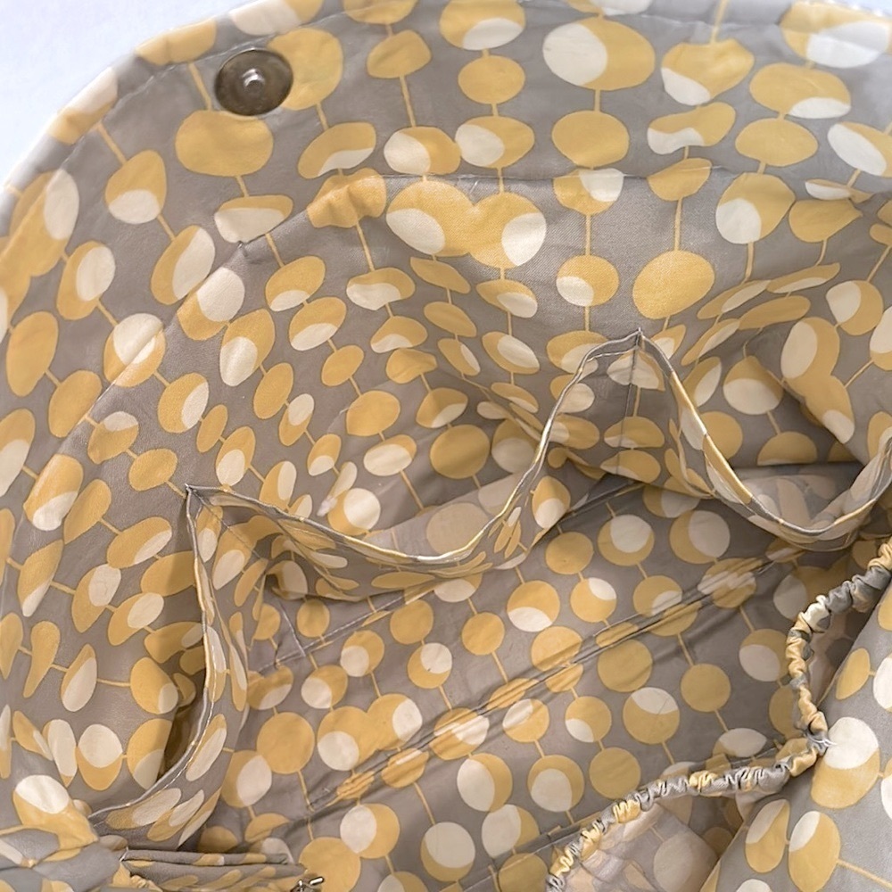 Amy Butler Floral Patterned CROSSBODY Bag - Yellow/ Gray by BAGENVY HANDBAGS EUC - Picture 11 of 16